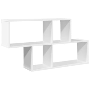 vidaXL Wall Shelf White 100x20x53 cm Engineered Wood