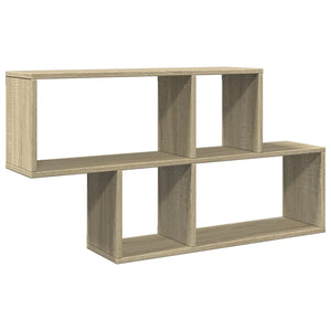 vidaXL Wall Shelf Sonoma Oak 100x20x53 cm Engineered Wood