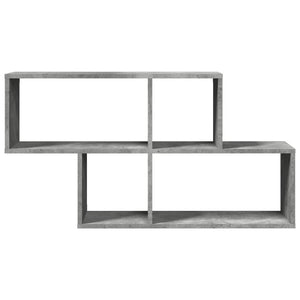 vidaXL Wall Shelf Concrete Grey 100x20x53 cm Engineered Wood