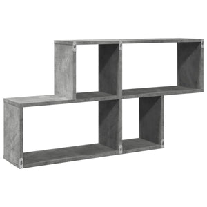 vidaXL Wall Shelf Concrete Grey 100x20x53 cm Engineered Wood