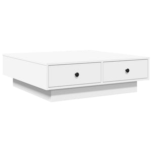 vidaXL Coffee Table White 90x90x28 cm Engineered Wood