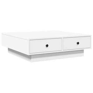 vidaXL Coffee Table White 90x90x28 cm Engineered Wood