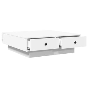 vidaXL Coffee Table White 90x90x28 cm Engineered Wood