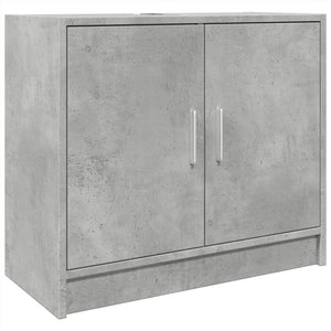 vidaXL Sink Cabinet Concrete Grey 63x29x55 cm Engineered Wood