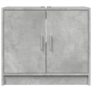 vidaXL Sink Cabinet Concrete Grey 63x29x55 cm Engineered Wood