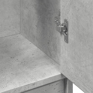 vidaXL Sink Cabinet Concrete Grey 63x29x55 cm Engineered Wood