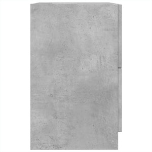 vidaXL Sink Cabinet Concrete Grey 40x37x59 cm Engineered Wood