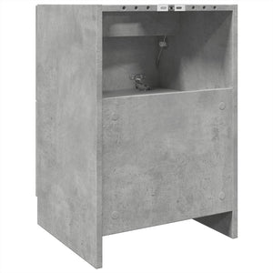 vidaXL Sink Cabinet Concrete Grey 40x37x59 cm Engineered Wood