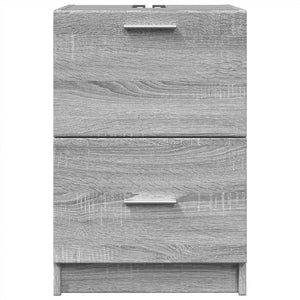 vidaXL Sink Cabinet Grey Sonoma 40x37x59 cm Engineered Wood