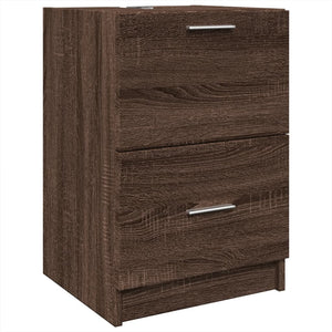 vidaXL Sink Cabinet Brown Oak 40x37x59 cm Engineered Wood