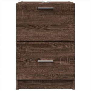 vidaXL Sink Cabinet Brown Oak 40x37x59 cm Engineered Wood