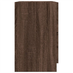 vidaXL Sink Cabinet Brown Oak 40x37x59 cm Engineered Wood