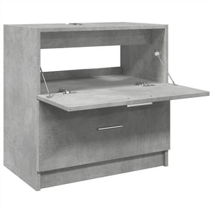 vidaXL Sink Cabinet Concrete Grey 59x37x59 cm Engineered Wood