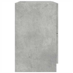 vidaXL Sink Cabinet Concrete Grey 59x37x59 cm Engineered Wood