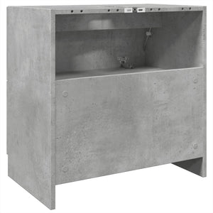 vidaXL Sink Cabinet Concrete Grey 59x37x59 cm Engineered Wood