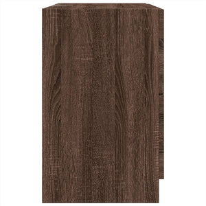 vidaXL Sink Cabinet Brown Oak 59x37x59 cm Engineered Wood