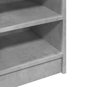 vidaXL Sink Cabinet Concrete Grey 90x29x55 cm Engineered Wood