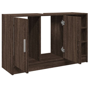 vidaXL Sink Cabinet Brown Oak 90x29x55 cm Engineered Wood