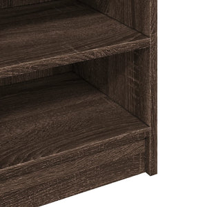 vidaXL Sink Cabinet Brown Oak 90x29x55 cm Engineered Wood