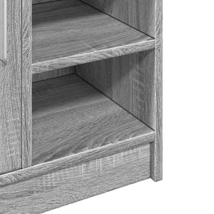 vidaXL Sink Cabinet Grey Sonoma 63x29x55 cm Engineered Wood