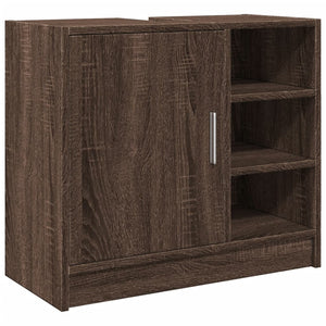 vidaXL Sink Cabinet Brown Oak 63x29x55 cm Engineered Wood