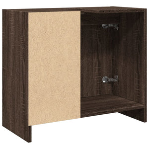 vidaXL Sink Cabinet Brown Oak 63x29x55 cm Engineered Wood