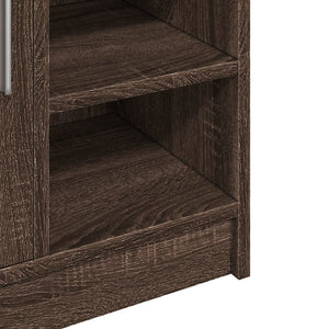 vidaXL Sink Cabinet Brown Oak 63x29x55 cm Engineered Wood