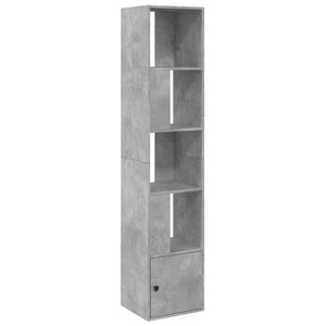 vidaXL Bookcase Concrete Grey 40x36x189 cm Engineered Wood