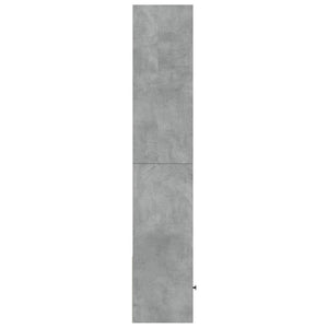 vidaXL Bookcase Concrete Grey 40x36x189 cm Engineered Wood