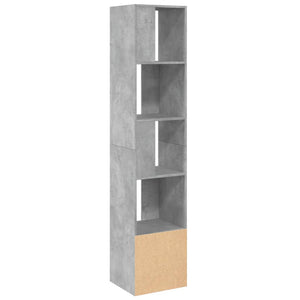 vidaXL Bookcase Concrete Grey 40x36x189 cm Engineered Wood