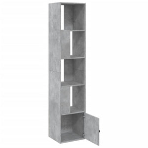 vidaXL Bookcase Concrete Grey 40x36x189 cm Engineered Wood