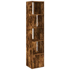 vidaXL Bookcase Smoked Oak 40x36x189 cm Engineered Wood