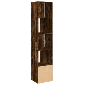 vidaXL Bookcase Smoked Oak 40x36x189 cm Engineered Wood