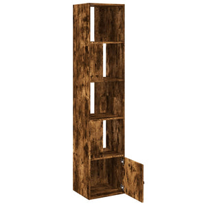 vidaXL Bookcase Smoked Oak 40x36x189 cm Engineered Wood