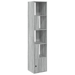 vidaXL Bookcase Grey Sonoma 40x36x189 cm Engineered Wood