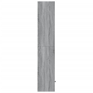 vidaXL Bookcase Grey Sonoma 40x36x189 cm Engineered Wood