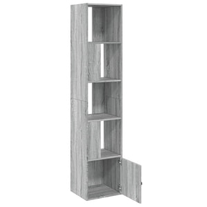 vidaXL Bookcase Grey Sonoma 40x36x189 cm Engineered Wood