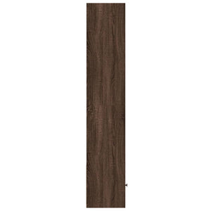 vidaXL Bookcase Brown Oak 40x36x189 cm Engineered Wood