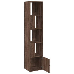 vidaXL Bookcase Brown Oak 40x36x189 cm Engineered Wood