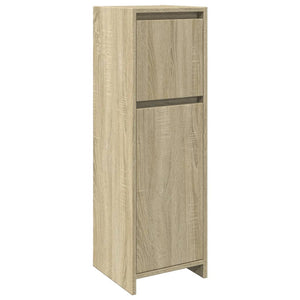 vidaXL Bathroom Cabinet Sonoma Oak 30x30x95 cm Engineered Wood