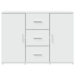 vidaXL Sideboard White 90.5x29.5x65 cm Engineered Wood