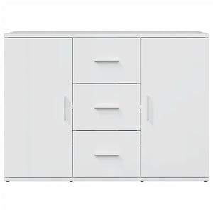 vidaXL Sideboard High Gloss White 90.5x29.5x65 cm Engineered Wood