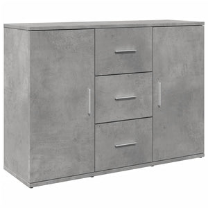 vidaXL Sideboard Concerte Grey 90.5x29.5x65 cm Engineered Wood