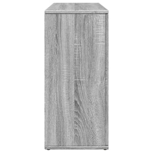 vidaXL Sideboard Grey Sonoma 90.5x29.5x65 cm Engineered Wood