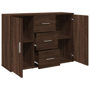 vidaXL Sideboard Brown Oak 90.5x29.5x65 cm Engineered Wood