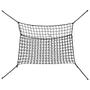 vidaXL Hay Nets 2 pcs Rectangular Black 90x60 cm PP