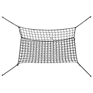 vidaXL Hay Nets 2 pcs Rectangular Black 150x90 cm PP