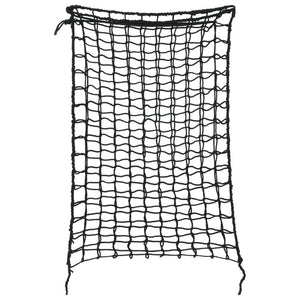 vidaXL Hay Nets 2 pcs Rectangular Black 75x50 cm PP