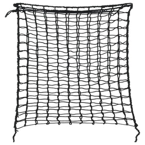 vidaXL Hay Nets 2 pcs Square Black 75x75 cm PP