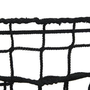 vidaXL Hay Nets 2 pcs Square Black 75x75 cm PP